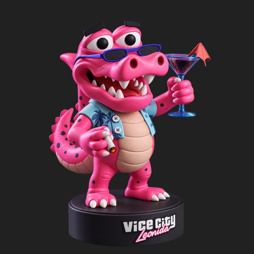 Figura de Macca the Gator - Juego GTA VI