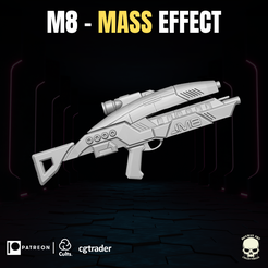 1.png STL file M8 Mass Effect fan Art 3D printable File For Action Figures・3D print model to download