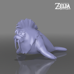 sandseal.png Download STL file Sand Seal - The Legend of Zelda - Breath of the Wild • 3D print template, 3DXperts