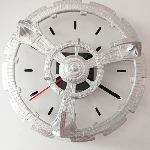 STL-Datei Deep Space 9 Clock (Laser cutter) kostenlos herunterladen ...