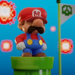 OldMario03.jpg OBJ-Datei Alter Mann Mario・3D-druckbare Vorlage zum herunterladen