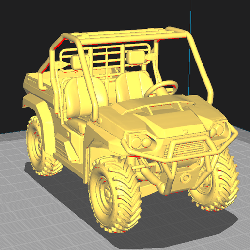 🚗 Kawasaki MULE PRO-MX UTV - Decorative 3D Model・ STL File for 3D ...