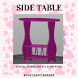 side-table.png Book side table / coffee end table miniature/ Doll furniture / Mini side table