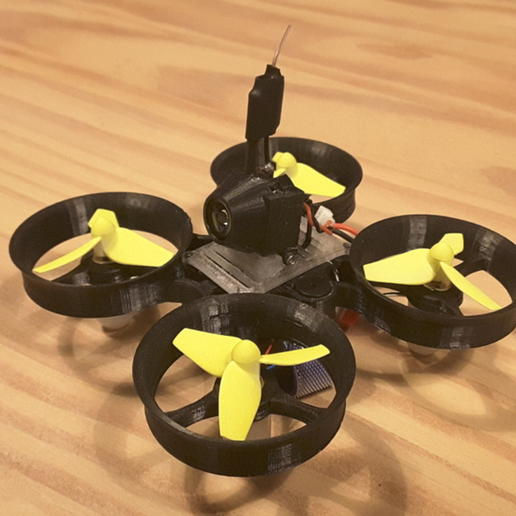 Capture d’écran 2017-02-20 à 11.23.43.png Download free STL file Tiny Whoop 2S 90mm Polycarbonate • Object to 3D print, Microdure