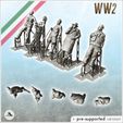4.jpg Characters of the escape of Benito Mussolini (Gran Sasso raid) with Otto Skorzeny - World War Two Second Front Campaign Tabletop Mini