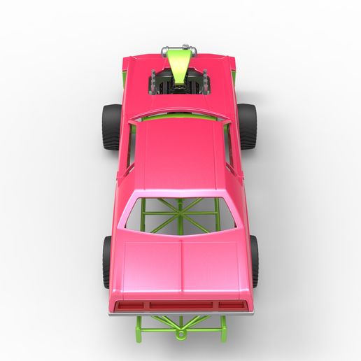 13.jpg Fichier 3D Camion tracté 4wd avec coque de voiture échelle 1:25・Objet imprimable en 3D à télécharger, CosplayItemsRock