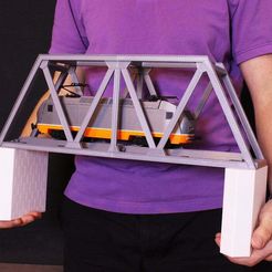 bridge1.jpg Truss bridge for OS-Railway - Fully 3D-printable railway system