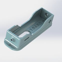 v1.JPG STL file Battery Holder 18650・Design to download and 3D print