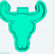 bull-head.png Blank Bull head with 8 inserts