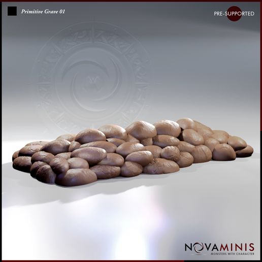 Primitive Grave 01 3D model