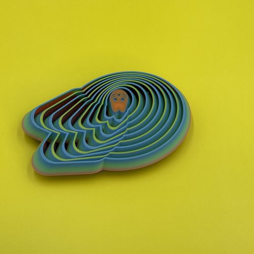 IMG_3564.jpeg Easter Bunny Fractal Fidget - Three Sizes! - Satisfying Easter Fidget Toy 🐇