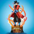 Goku_xeno_Live3DprintsPT002.jpg STL file Time Patrol Goku (Xeno)・3D printing design to download
