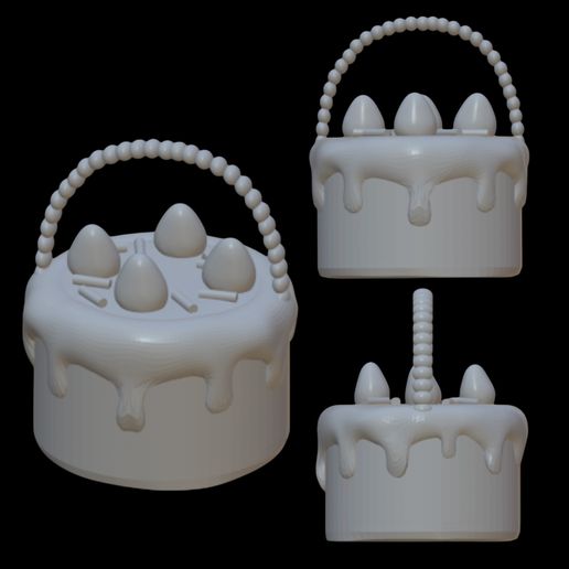 👹 Monster High Sweet Screams Inspired Cake Purse・ OBJ File for 3D ...