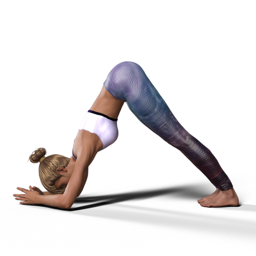 YOGA GIRL 3 3D model