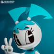 Jennifer Wakeman - My Life As A Teenage Robot 3D Print Model by SillyToys