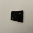 hook-plate.jpeg Gancho de pared doble con tornillos invisibles [FDM FRIENDLY, SUPPORTLESS].