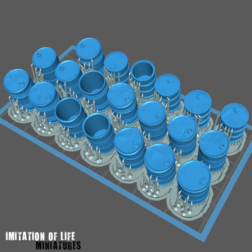IMITATION OF LIFE Archivo 3D Oildrums・Modelo para descargar y imprimir en 3D, imitationoflife