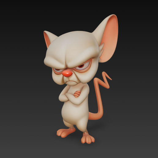 🧠 Pinky & The Brain - Conjunto de figuras duplas・Arquivo STL