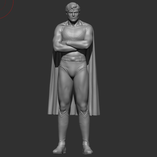 Superman 1978 3D Christopher Reeve Printable Figurine - High-Detail ZBrush Sculpt