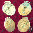 Medalla-FIFA-World-Cup-Qatar-2022.png STL-Datei Offizielle Medaille für die FIFA Fussball-Weltmeisterschaft Katar 2022・3D-druckbares Modell zum Herunterladen