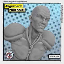 Synch_GenX_Portrait.png 3D file Alignment・3D print object to download