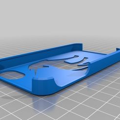 makerbot_customizable_iphone_case_v20_20140307-13138-g1pghs-0.jpg Descargar archivo 3D gratis carcasa iphone 4 unicornio・Modelo para la impresora 3D