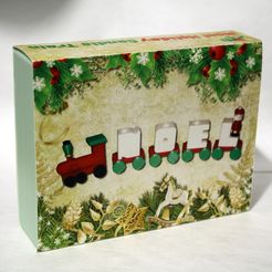 IMG_1197.JPG Download free STL file Custom Case for the Noel Holiday Candle Train • Object to 3D print, rebeltaz