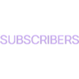 Subscribers.stl YouTube Subscribers '5.000'