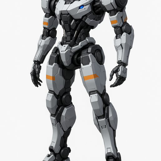 🪖 humanoid military robot 1・ STL File for 3D printing・Cults