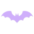 Bat_1mm.stl Decorative Halloween Bat