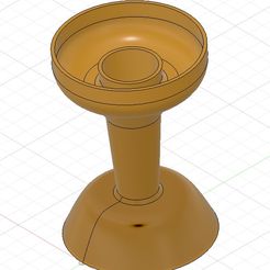 dripstik-cone.jpg STL file dual Ice cream holder no dripping・Model to download and 3D print