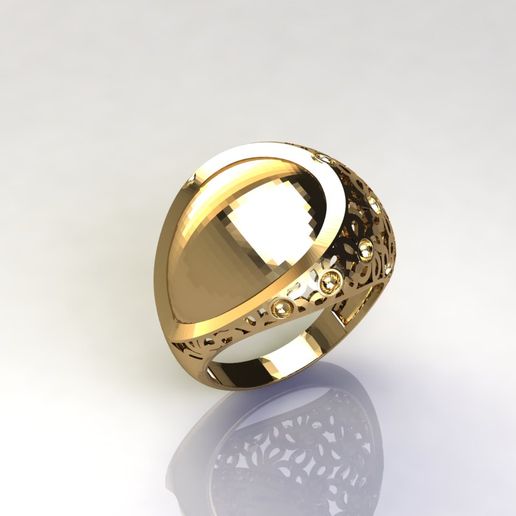 Women Plain Ring Group FTS READY STL 3D print model 3D model