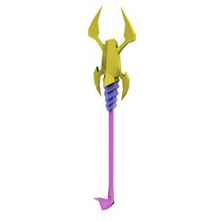 Viper-Staff.jpg STL file Viper Staff - Weapon Mu Online Webzen・3D printable design to download