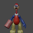 PICA-PAU-6.png Woody Woodpecker Articulated 1940s