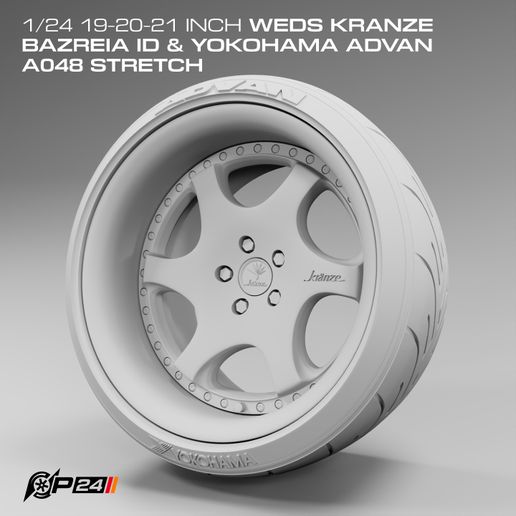 Shirakaba24年製 X3/X4用ケレナーズ 20 DMV3 🪪 1/24 19-20-21 inch Weds Kranze Bazreia ID & Yokohama advan a048