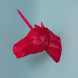 Capture d’écran 2017-01-18 à 12.24.22.png STL file Unicorn Head・3D print design to download