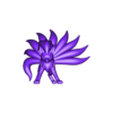 038 Ninetales Battle Style.stl Style de combat Pokemon - Ninetales #038