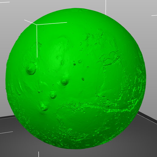 Mars low poly 3D model