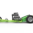 8.jpg Diecast Motore anteriore dragster vecchia scuola con V8 Scala 1:25
