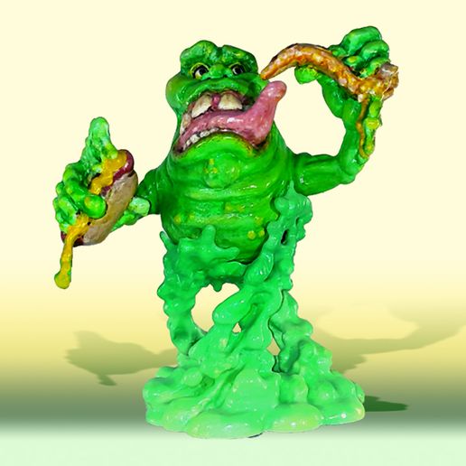 Slimer with stand 3D model