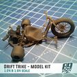 9.jpg Drift Trike - fat tire 1:24 & 1:64 scale model set