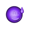 model.stl Apple Laughing Face Emoji 2