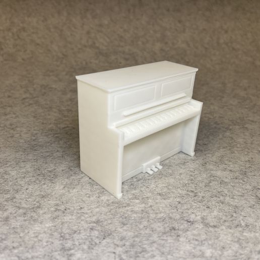 Dollhouse piano miniature house 1:18