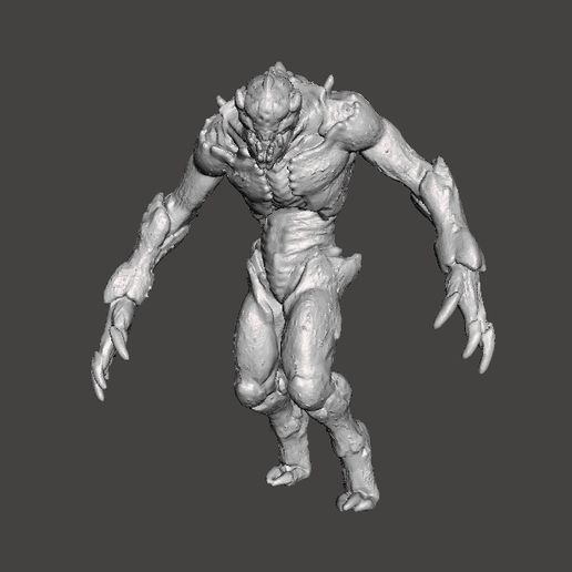 PROWLER DEMON MINIATURE MODEL FIGURE FOR FANTASY OR SCIFI GAMES RPG DND