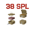 COL_18_38spl_25a.png AMMO BOX 38 SPECIAL AMMUNITION STORAGE 38 S&W Special CRATE ORGANIZER
