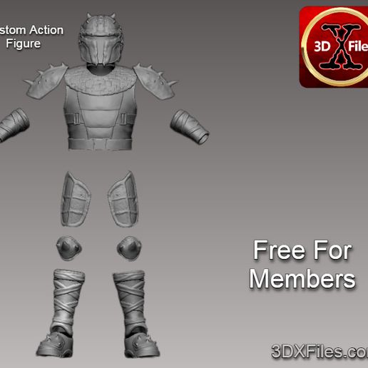 ⭐ Mandalorian Armor Early Crusader Star Wars Custom Action