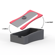 KeyShot.524.png STL file Pencil Sharpener Tissue Box・3D printing idea to download