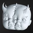 C159FE4D-B250-4909-9060-9BBCE7945A84.jpeg STL file Babies with horns ( Gothic )・3D print object to download
