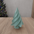 HighQuality5.png 3D Christmas Tree Pack For Decor 4 Piece with 3D Stl Files & Christmas Gift, 3D Printing, Christmas Decor, 3D Printed Decor, Christmas Kits