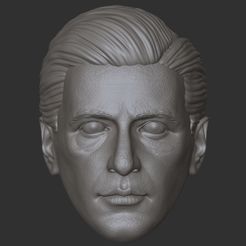 jfuyjfy.jpg STL file Al Pacino as Michael Corleone heads for action figures・3D print design to download, ClayMan3D